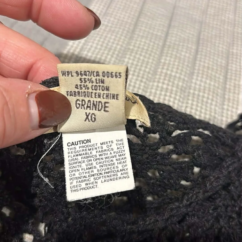 Eddie Bauer Olive Linen/Cotton Coastal Grandmother Scandigirl Cardigan Softgirl‎